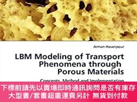 二手書博民逛書店英文原版罕見Lbm Modeling of Transport Phenomena Through Porous