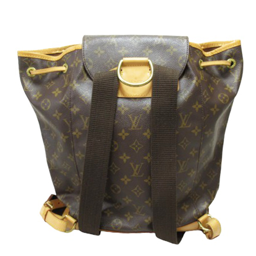 【二手名牌BRAND OFF】LOUIS VUITTON LV 路易威登 棕色 原花 PVC塗層帆布 Montsouris GM 後背包 M51135 product thumbnail 2