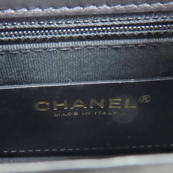 【二手名牌BRAND OFF】CHANEL 香奈兒 黑色 羊皮 菱格紋 單肩包 AS4025 product thumbnail 6