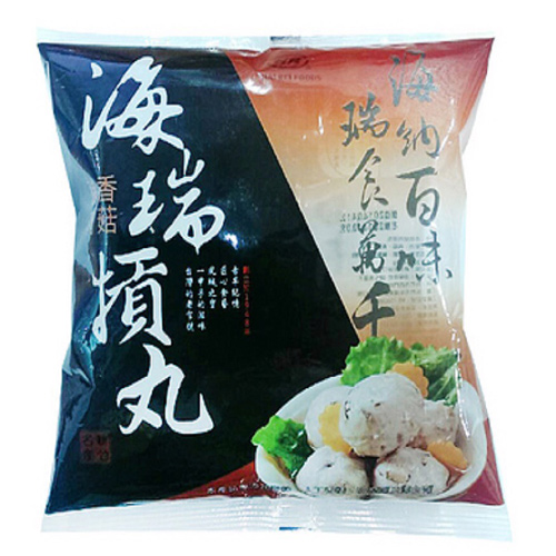 海瑞香菇豬肉摃丸600G /包【愛買冷凍】 product thumbnail 2