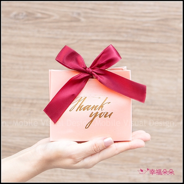 簡約精緻小禮袋-迷你乾燥花束+hero蜂蜜(紅色緞帶+粉色袋) 生日禮物 交換禮物 婚禮小物
