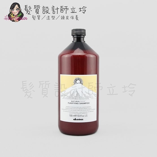 立坽『頭皮調理洗髮精』海泰公司貨 Davines特芬莉 新自然生機 純淨抗屑洗髮露1000ml IS04