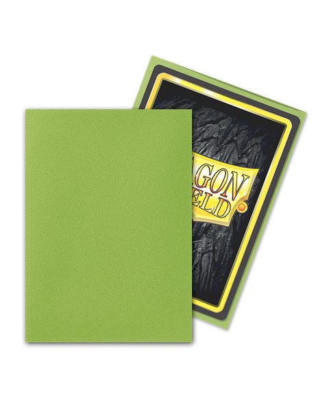 『高雄龐奇桌遊』 龍盾 磨砂牌套 卡套 萊姆色 Lime Dragon Shield Sleeves 正版桌上遊戲專賣店 product thumbnail 3