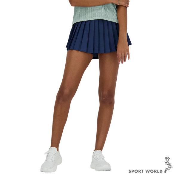 New Balance 褲裙 女裝 網球 速乾 美版 藍【運動世界】WK41402NNY