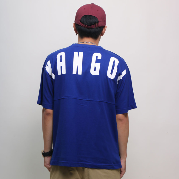 KANGOL 短袖 短T 胸前小LOGO 2.0 寶藍 背後大圖 袋鼠 棉 休閒 男女 (布魯克林) 6125100782 product thumbnail 3