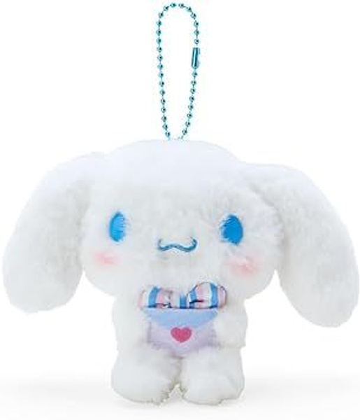 【震撼精品百貨】大耳狗_Cinnamoroll~日本三麗鷗Sanrio 大耳狗絨毛玩偶吊飾-雲朵傳情*10169