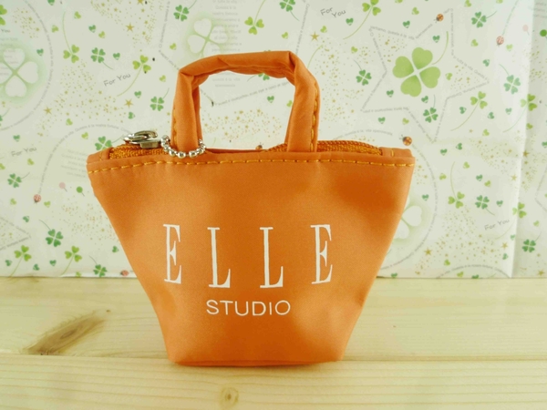 【震撼精品百貨】ELLE~零錢包-橘色