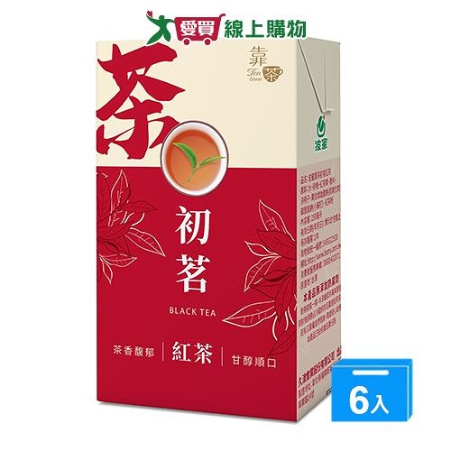 波蜜靠茶初茗紅茶250ml x 6【愛買】