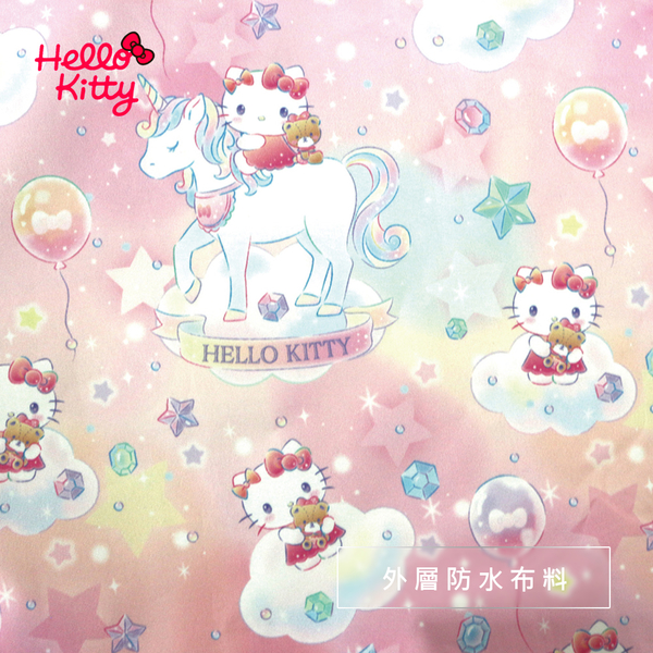【正版授權】Disney迪士尼_前開式兒童雨衣 / (凱蒂貓Hello Kitty)-M product thumbnail 2