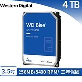 WD 威騰 WD40EZAZ 藍標 4TB 3.5吋SATA硬碟