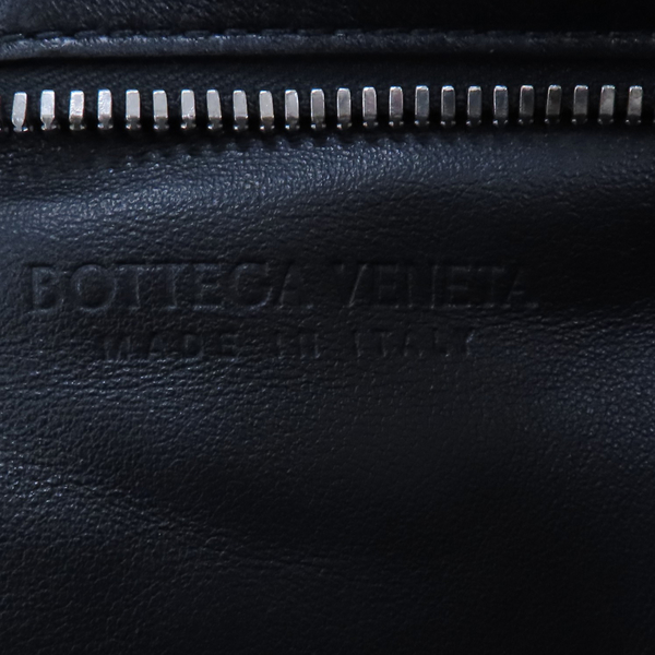 【二手名牌BRAND OFF】BOTTEGA VENETA BV 寶緹嘉 黑色 羊皮 Twist Nappa 編織 手拿包 product thumbnail 6