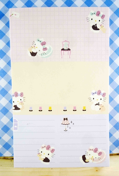 【震撼精品百貨】Hello Kitty 凱蒂貓~kitty便條紙-熊3色(大)