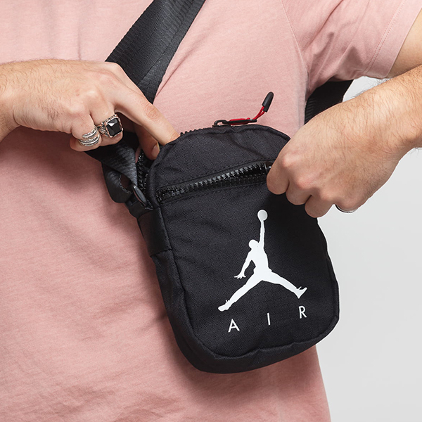 ★現貨在庫★ NIKE Jordan Jumpman Air Festival Bag 側背包 小方包 休閒 黑【運動世界】9A0197-023 product thumbnail 3