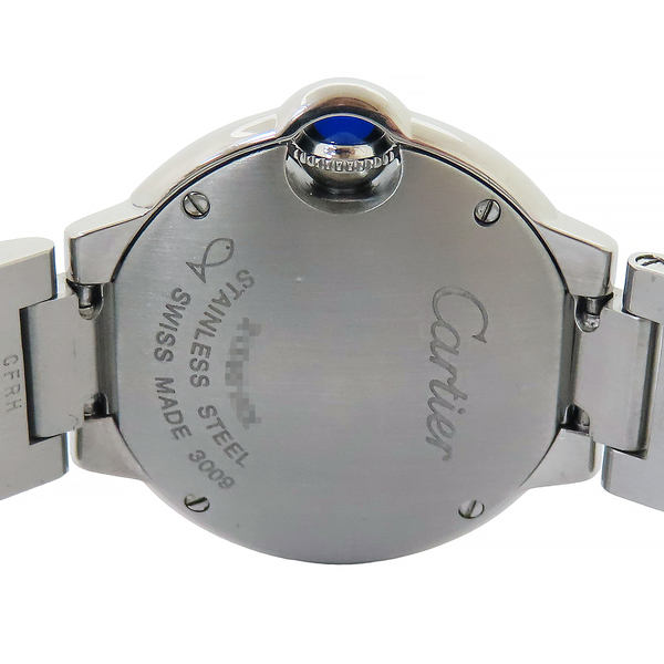 【二手名牌BRAND OFF】Cartier 卡地亞 Ballon bleu de cartier 藍氣球系列 28mm 精鋼 藍寶水晶錶面 腕錶 product thumbnail 7