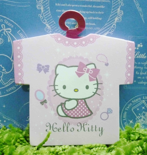 【震撼精品百貨】Hello Kitty 凱蒂貓~造型便條紙-粉衣服圖案【共1款】