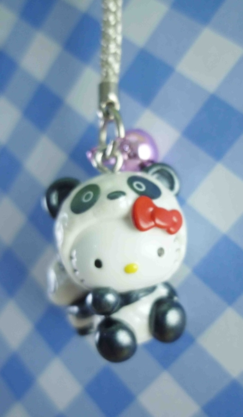 【震撼精品百貨】Hello Kitty 凱蒂貓~限定版手機吊飾-東京上野熊