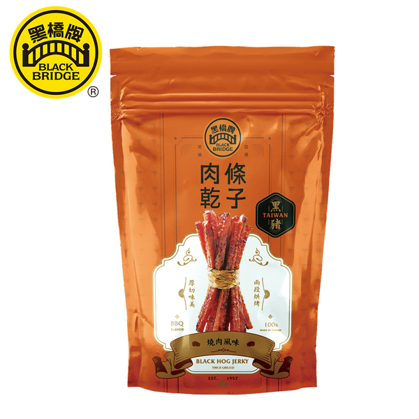 【黑橋牌】燒肉風味黑豬厚燒條子肉乾 product thumbnail 3