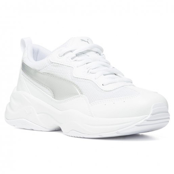 PUMA Cilia 女鞋 休閒 老爹 增高 厚底 網布 透氣 白銀 【運動世界】 36977816 product thumbnail 2