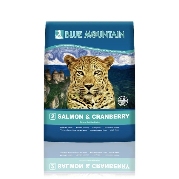 『寵喵樂旗艦店』澳洲Blue Mountain荒野藍山《鮭魚+蔓越莓》無穀貓糧2.2磅 product thumbnail 3