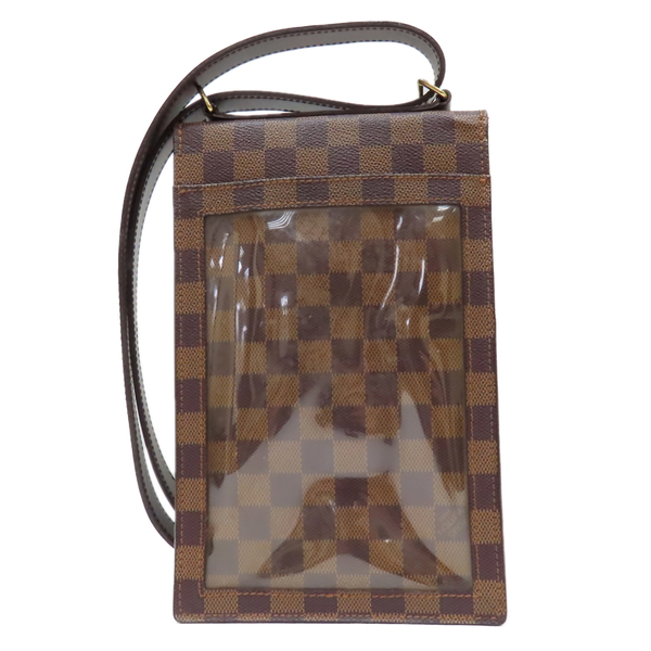 【二手名牌BRAND OFF】LOUIS VUITTON LV 路易威登 棕色 棋盤格 Portobello 肩背包 N45271 product thumbnail 2