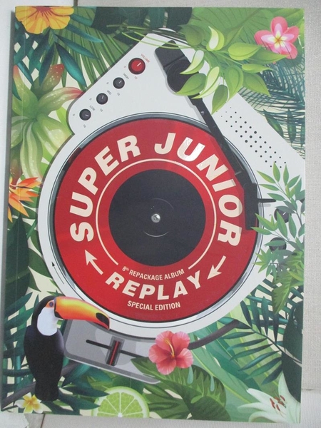 【書寶二手書T1／音樂_DG5】SUPER JUNIOR 8TH REPACKAGE ALBUM(REPLAY)_SUPER JUNIOR