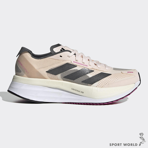 Adidas ADIZERO BOSTON 11 女鞋慢跑鞋緩衝透氣粉【運動世界】GV9076