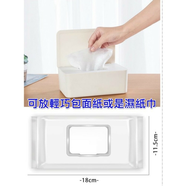 台灣現貨 口罩收納盒 衛生紙盒 濕紙巾盒 收納盒 口罩盒 product thumbnail 5