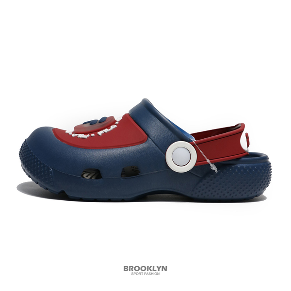 FILA 童鞋 深藍紅 園丁燈鞋 慢跑鞋 小童 中童 (布魯克林) 7S452W213 product thumbnail 3