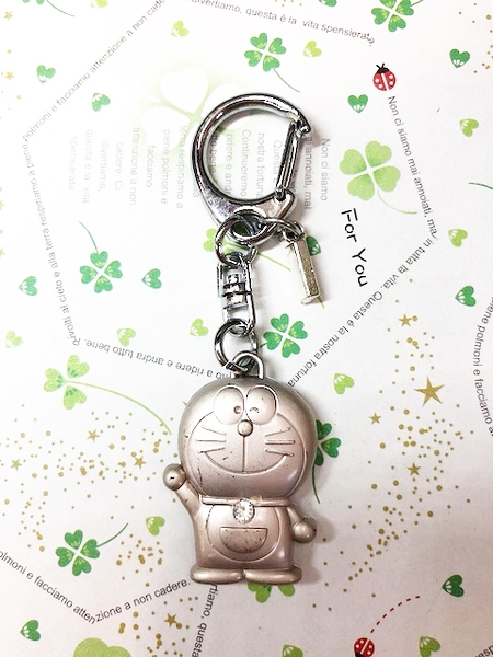【震撼精品百貨】Doraemon_哆啦A夢~Doraemon鑰匙鎖圈-英文字母I#10723