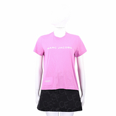 MARC JACOBS 字母粉紫色棉質短袖TEE T恤(女款) 2130125-04
