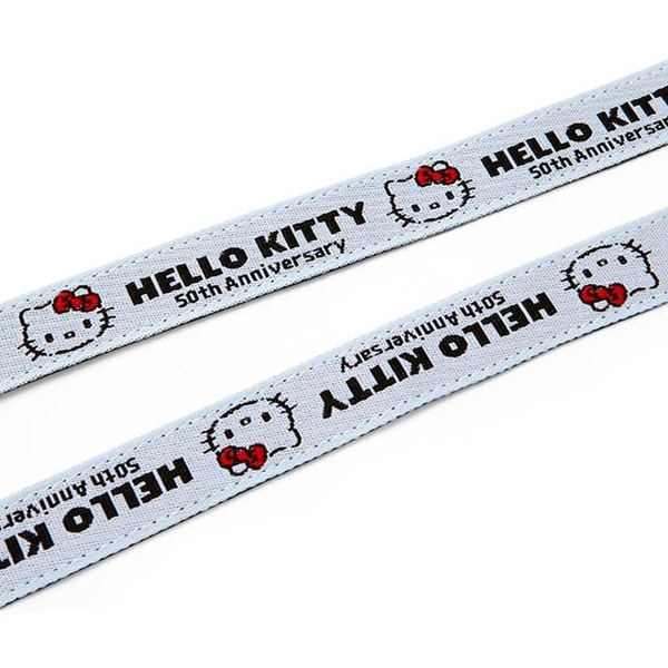小禮堂 Hello Kitty 防水網袋斜背手機包 (Kitty歡慶50週年系列) product thumbnail 3