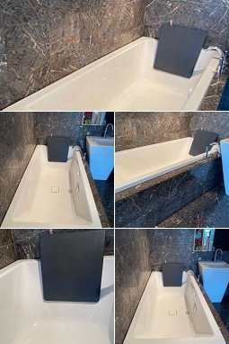 【麗室衛浴】 浴缸專用枕頭 超級舒服 PU乳膠 M-042-7 50*39CM