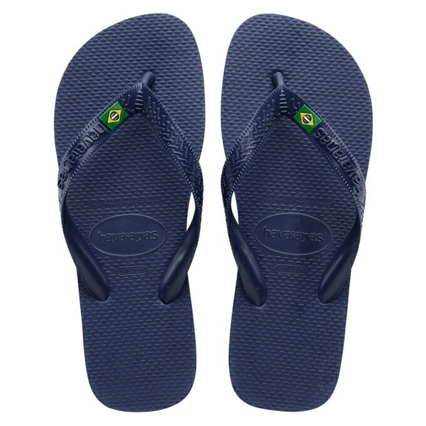 havaianas 哈瓦士 巴西人字拖 男款 Brasil light 深藍 涼鞋 拖鞋 夾腳拖 海灘鞋【南風百貨】