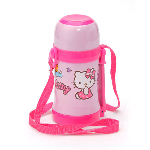 【震撼精品百貨】Hello Kitty 凱蒂貓~HELLO KITTY隱形背帶保溫保冷水壺