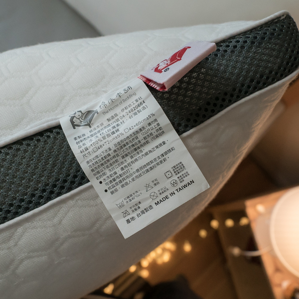 舒柔透氣 水洗枕頭 48cmX72cm(大)【可水洗、機洗、超透氣不悶熱、支撐性佳】台灣製 水洗枕