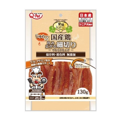 『寵喵樂旗艦店』Q-Pet《老犬細切雞肉軟條》130g/包 細切軟條，易於食用 product thumbnail 2