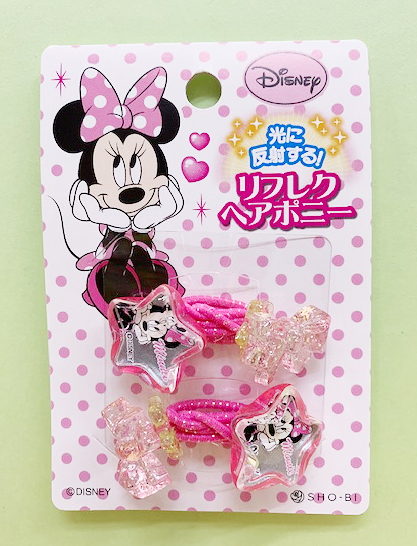【震撼精品百貨】Micky Mouse_米奇/米妮 ~髮束兩入~星星粉色#82113