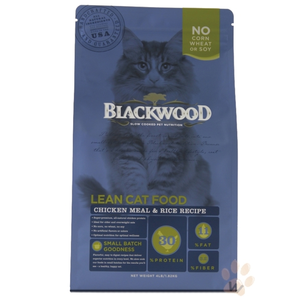 『寵喵樂旗艦店』《柏萊富》blackwood 特調成貓低卡保健配方(雞肉+米) 4磅 product thumbnail 2