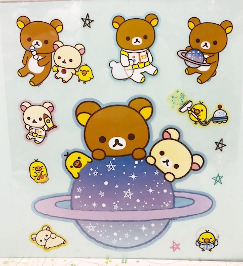 【震撼精品百貨】Rilakkuma San-X 拉拉熊懶懶熊~貼紙-月球#19927 product thumbnail 3