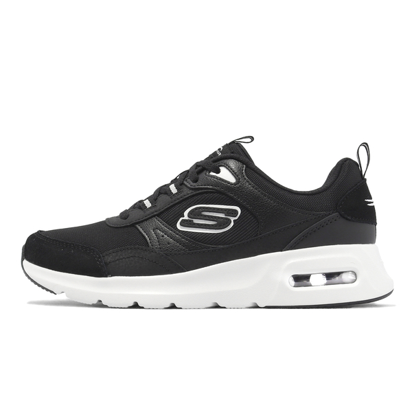 Skechers Skech Air Court Cool Avenue 黑 氣墊 記憶鞋墊 女休閒鞋 潮流鞋 百搭款 KAORACER 149947BKW product thumbnail 2