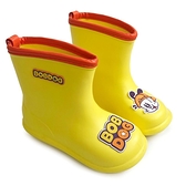 【菲斯質感生活購物】可愛卡通雨鞋-黃色 另有粉色可選 兒童雨鞋 兒童雨靴 雨靴 雨鞋 輕便雨鞋