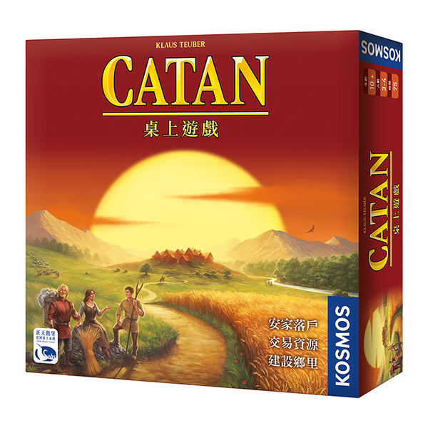 『高雄龐奇桌遊』 卡坦島 Catan 繁體中文基本版 正版桌上遊戲專賣店