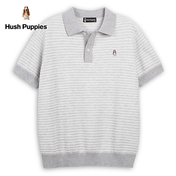 Hush Puppies 線衫 男裝配色織紋polo領線衫 product thumbnail 2