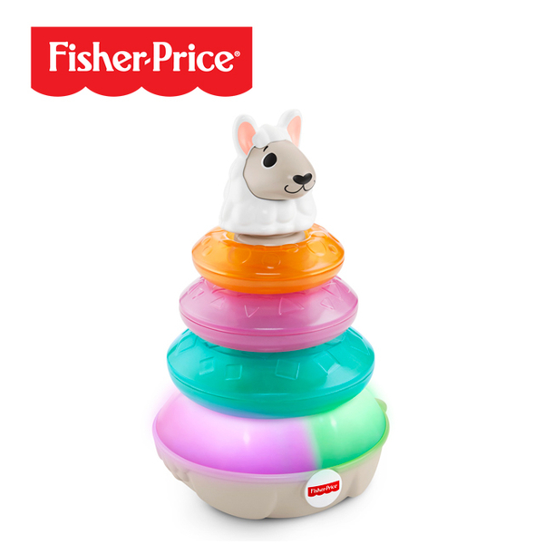 【奇哥】Fisher-Price 費雪 LINKIMALS可愛羊駝聲光套圈