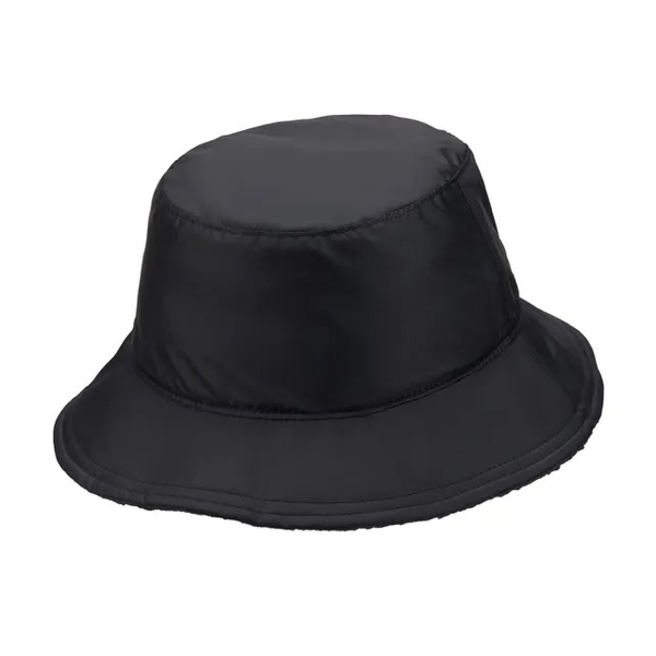 NIKE 漁夫帽 NSW 黑色 羊羔毛 毛絨 雙面 遮陽帽 帽子 FJ8690-010 product thumbnail 4