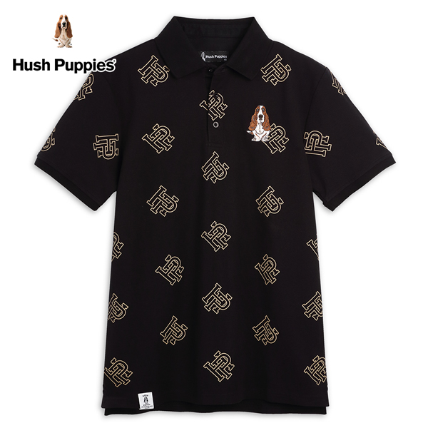 Hush Puppies POLO衫 男裝HP滿版印花刺繡狗POLO衫 product thumbnail 3