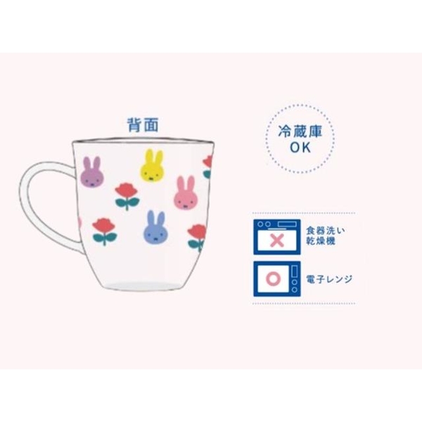 小禮堂 Miffy 米飛兔 耐熱玻璃杯 (彩色大臉款) product thumbnail 3