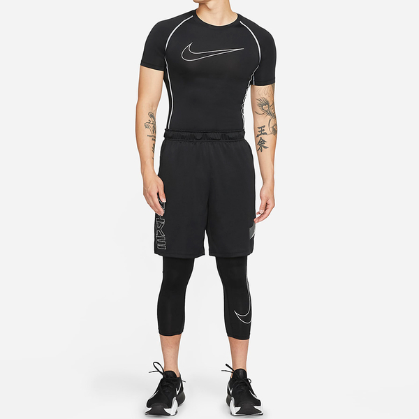 【現貨】Nike Pro Dri-FIT 男裝 短袖 慢跑 訓練 緊身 排汗 乾爽 黑【運動世界】DD1993-011 product thumbnail 4