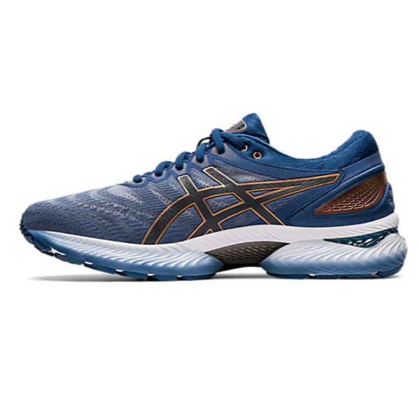 ASICS GEL-NIMBUS 22(2E) 男鞋 慢跑 高緩衝 柔軟 寬楦 藍【運動世界】1011A685-023 product thumbnail 2