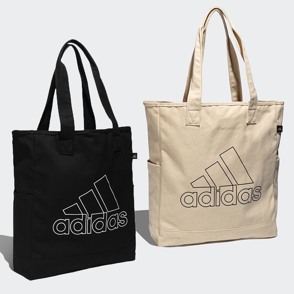 【現貨】Adidas 手提包 肩背 帆布 側邊小口袋 黑/米【運動世界】GN8873/GN8872 product thumbnail 3